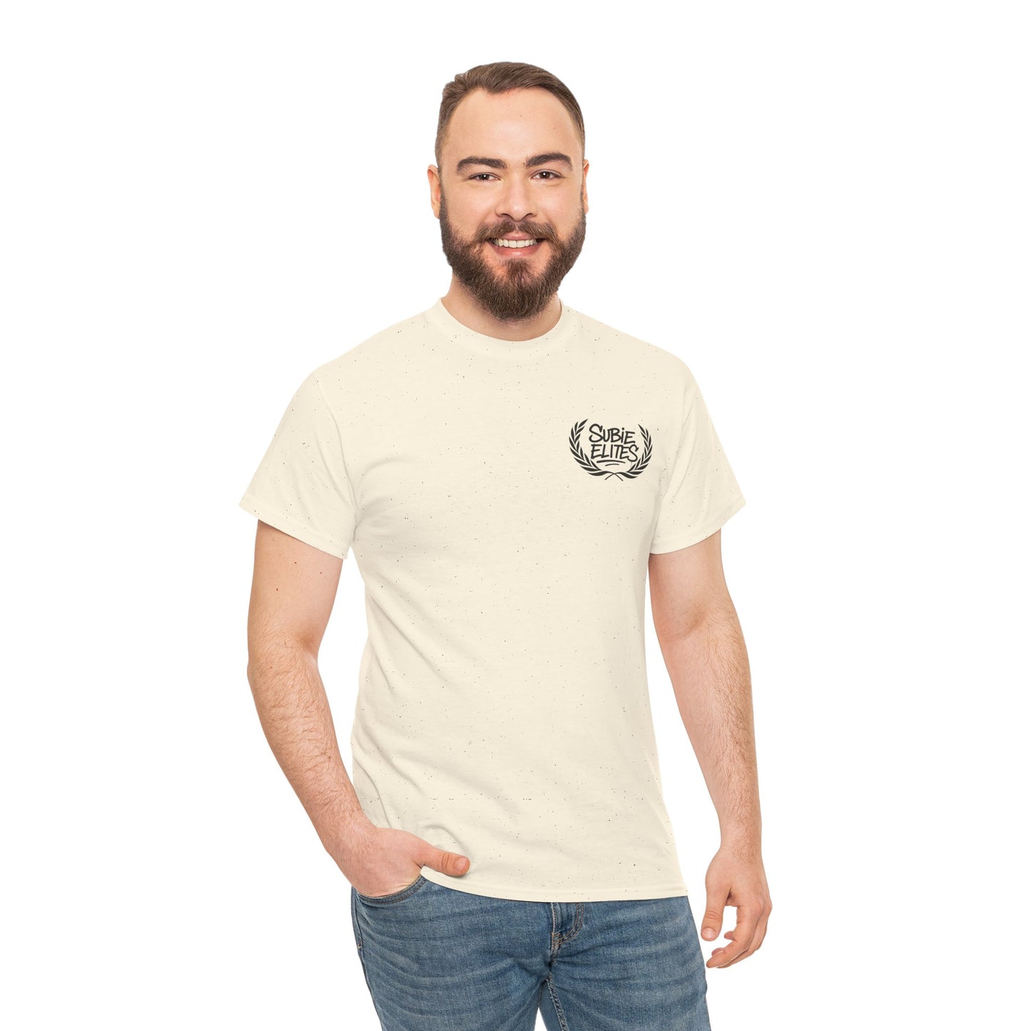 Subie Elites Unisex Heavy Cotton Tee | Casual Graphic Tee for Car Enthusiasts, Perfect Gift for Birthdays, Car Shows, and Everyday Wear