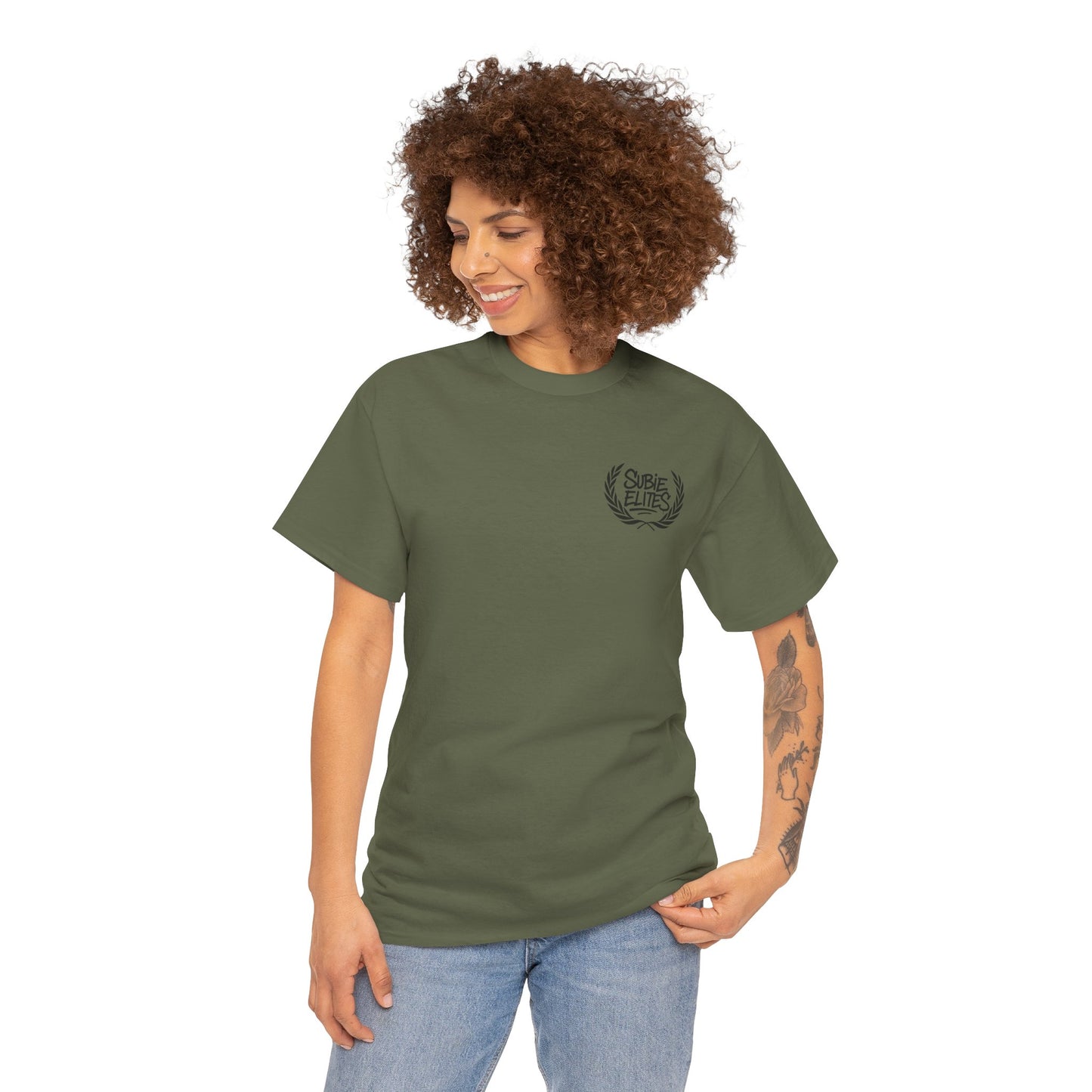 Subie Elites Unisex Heavy Cotton Tee | Casual Graphic Tee for Car Enthusiasts, Perfect Gift for Birthdays, Car Shows, and Everyday Wear