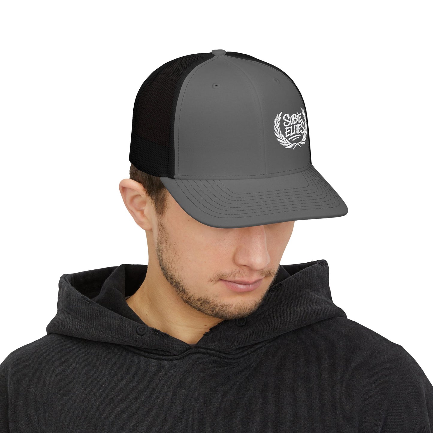 Subie Elites Design-Embroidered Snapback Trucker Cap