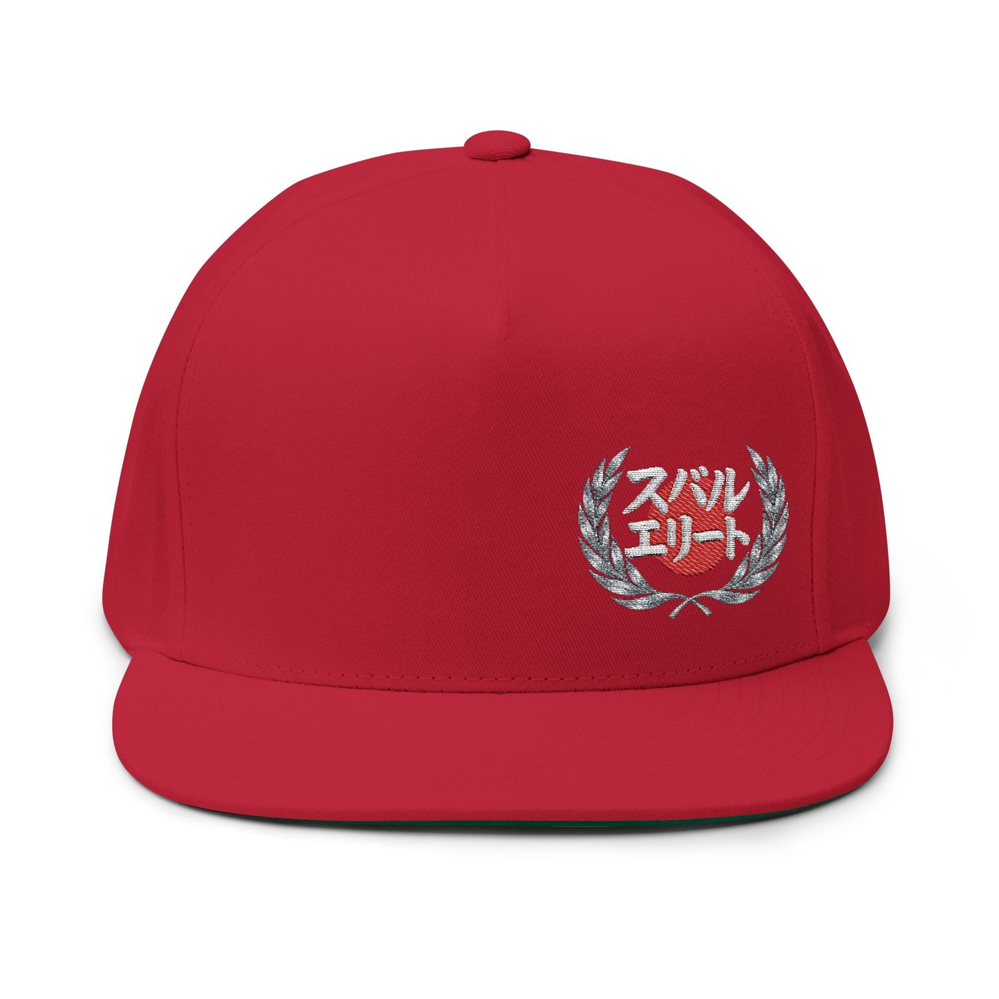 Subie Elites Japanese Heritage design snapback hat with embroidered details for Subaru enthusiasts
