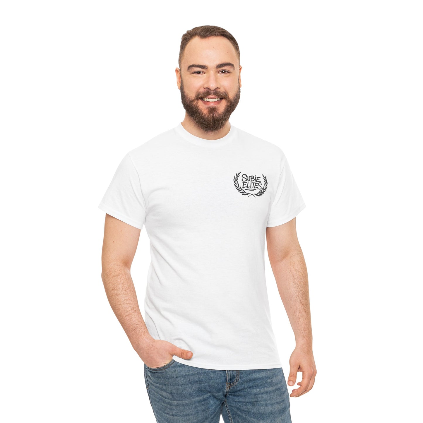 Subie Elites Unisex Heavy Cotton Tee | Casual Graphic Tee for Car Enthusiasts, Perfect Gift for Birthdays, Car Shows, and Everyday Wear