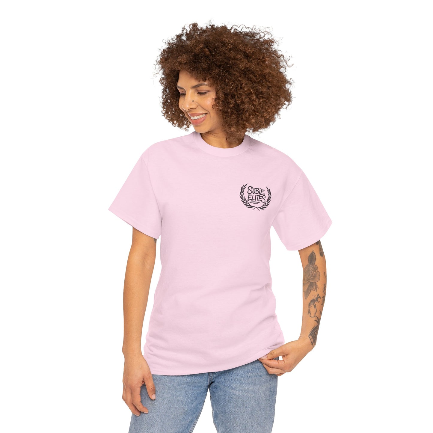 Subie Elites Unisex Heavy Cotton Tee | Casual Graphic Tee for Car Enthusiasts, Perfect Gift for Birthdays, Car Shows, and Everyday Wear