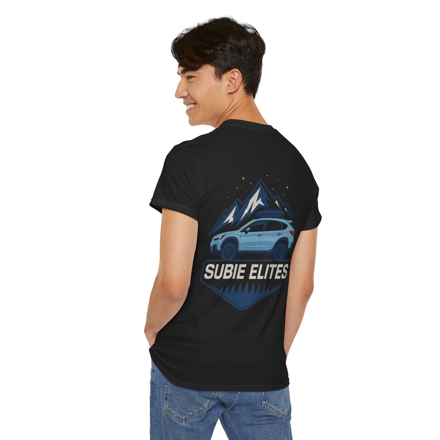 T-Shirt for Subaru Enthusiasts - Subie Elites Lifted Crosstrek Design