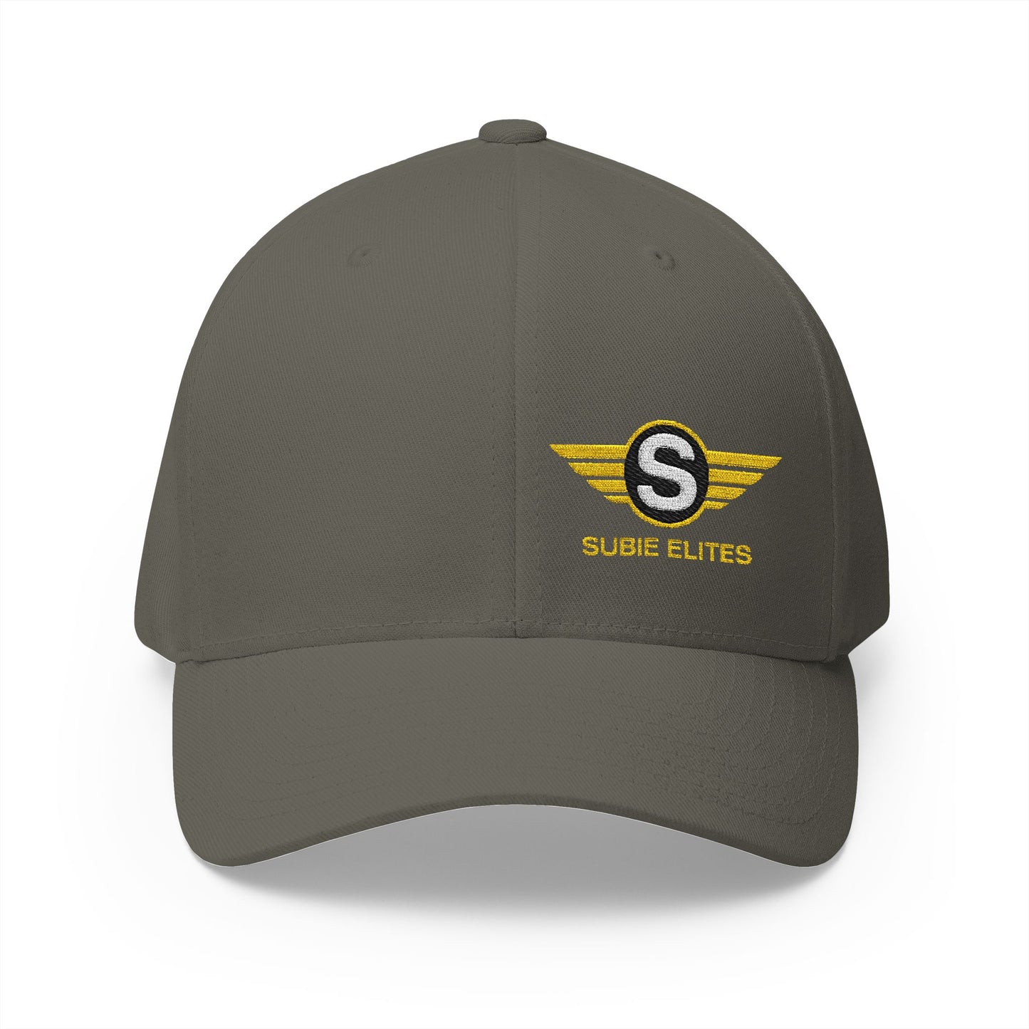 Subie Elites flex fit closed-back cap with embroidered logo for Subaru owners
