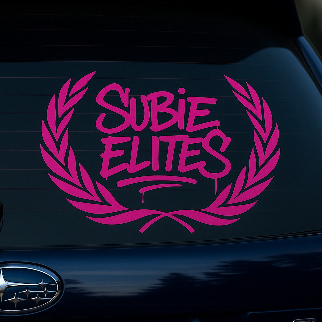 Subie Elites Official Window decal