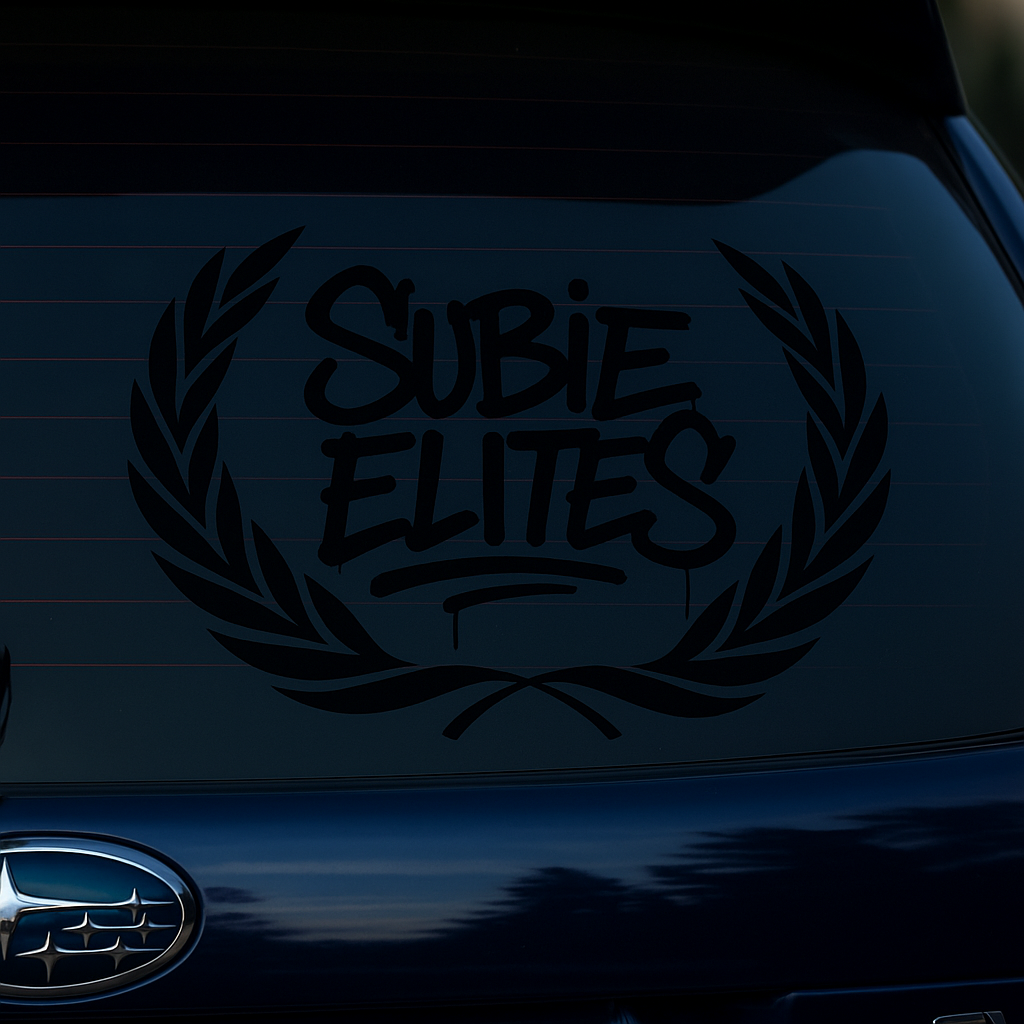 Subie Elites Official Window decal
