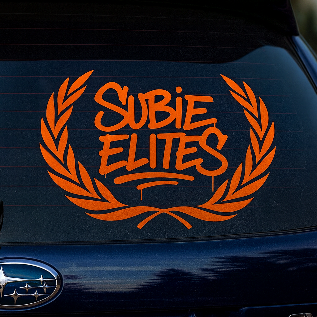 Subie Elites Official Window decal