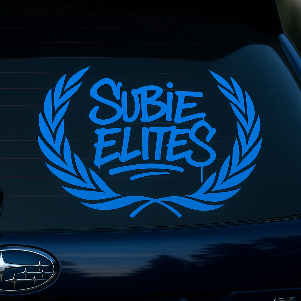 Subie Elites Official Window decal